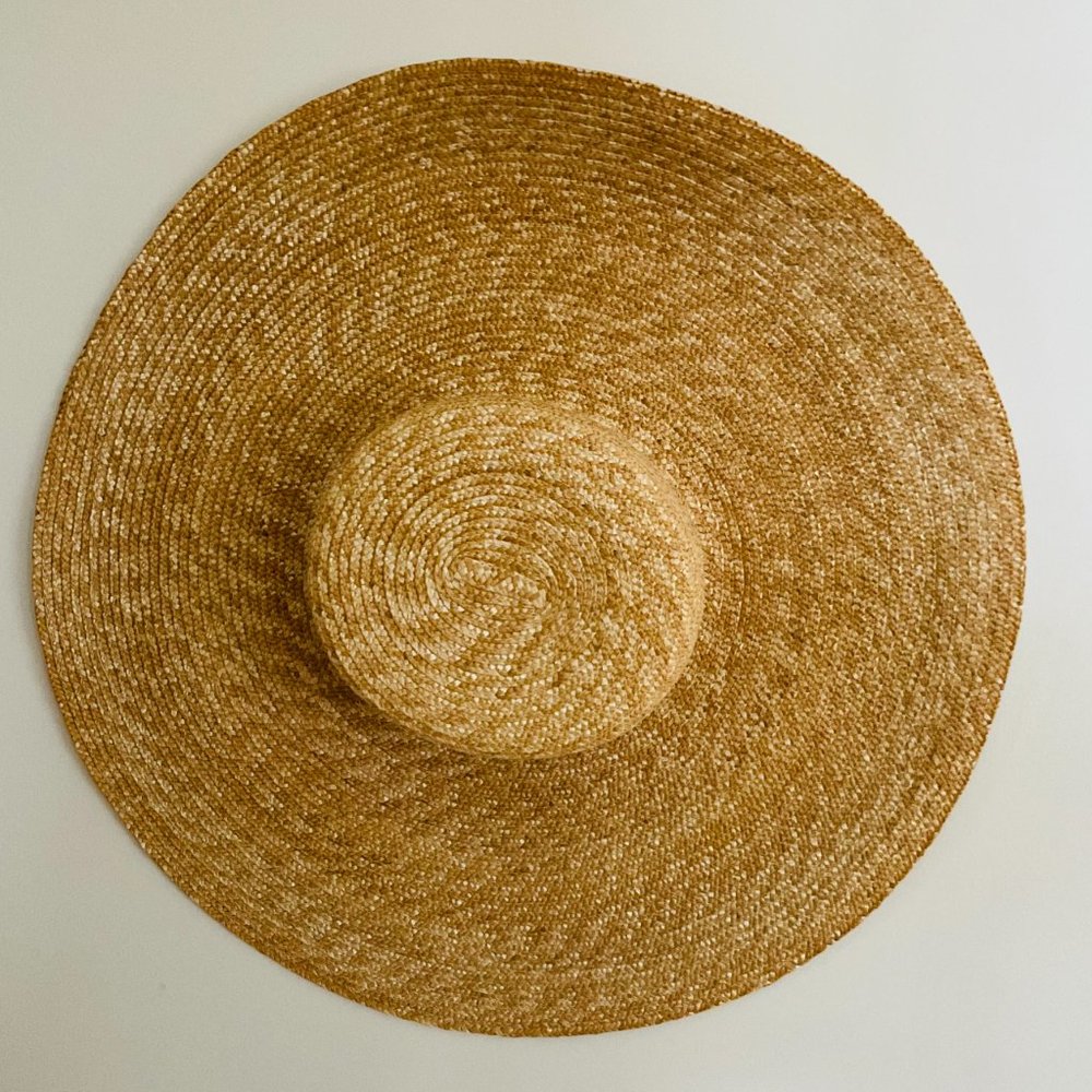 LACK OF COLOR Women's Ultra-Wide-Brimmed "Spencer Boater" Straw Hat NWT Size M - Picture 9 of 10